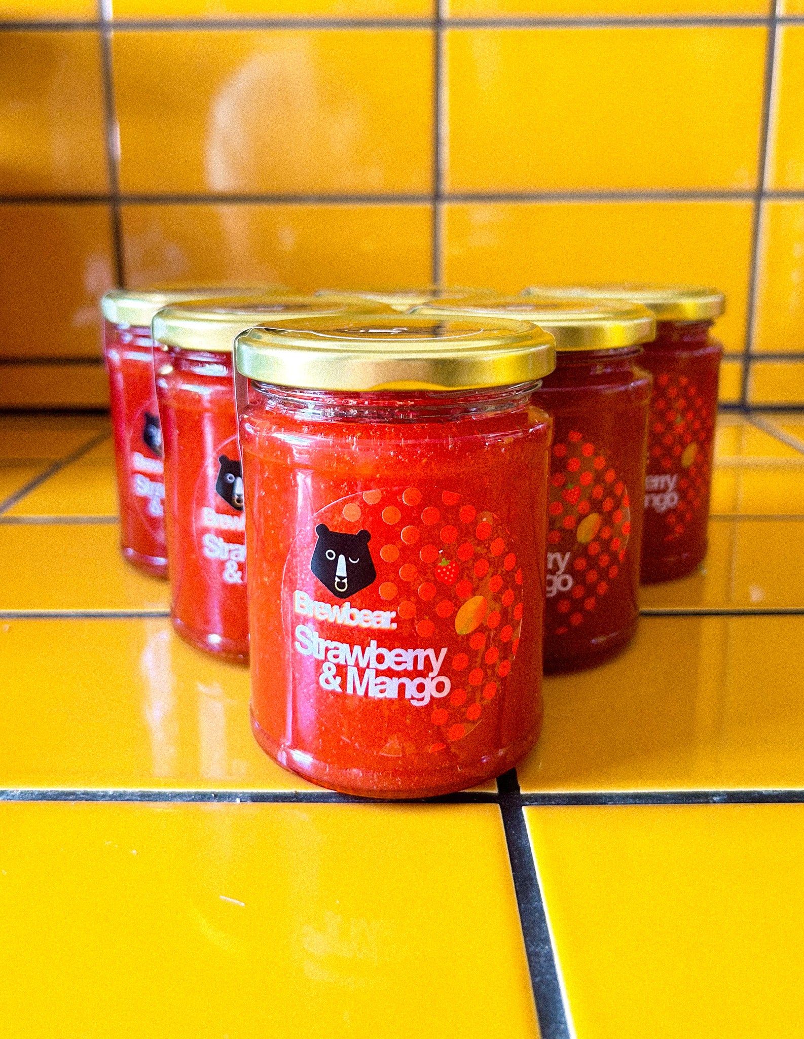 Strawberry & Mango Brewbear. Jam